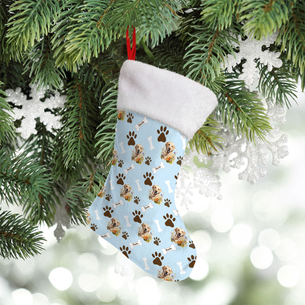 Personalized Pet Flower Stockings