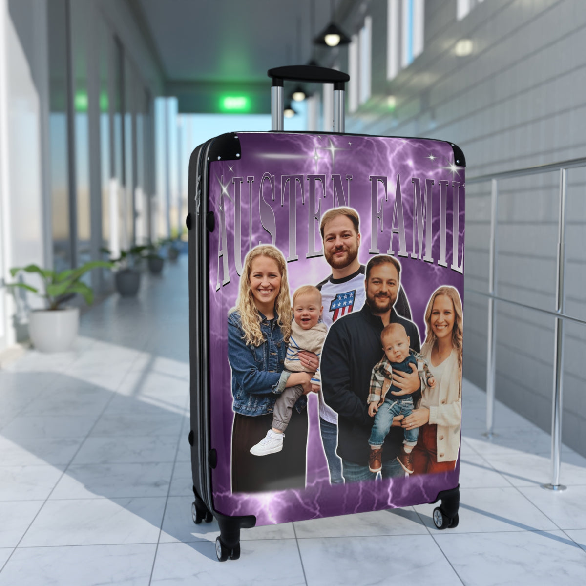 Personalized Family Photo Suitcase