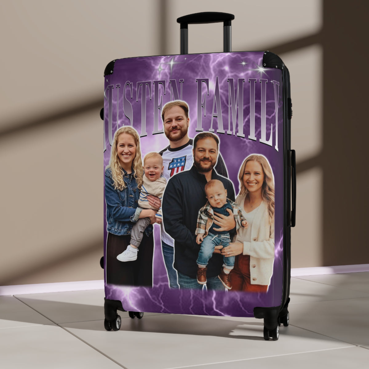 Personalized Family Photo Suitcase