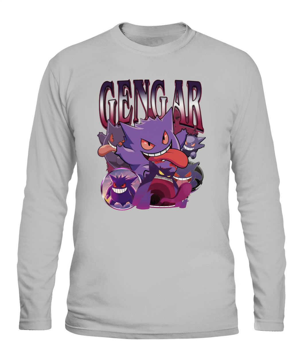 PKM Gengar Printed Graphic Sweatshirt T-Shirt