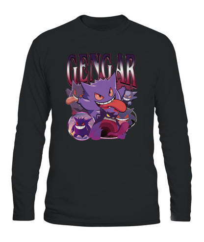 PKM Gengar Printed Graphic Sweatshirt T-Shirt