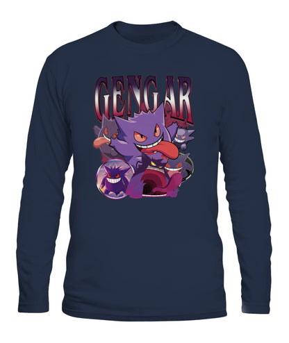 PKM Gengar Printed Graphic Sweatshirt T-Shirt