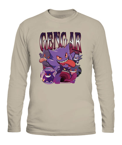 PKM Gengar Printed Graphic Sweatshirt T-Shirt