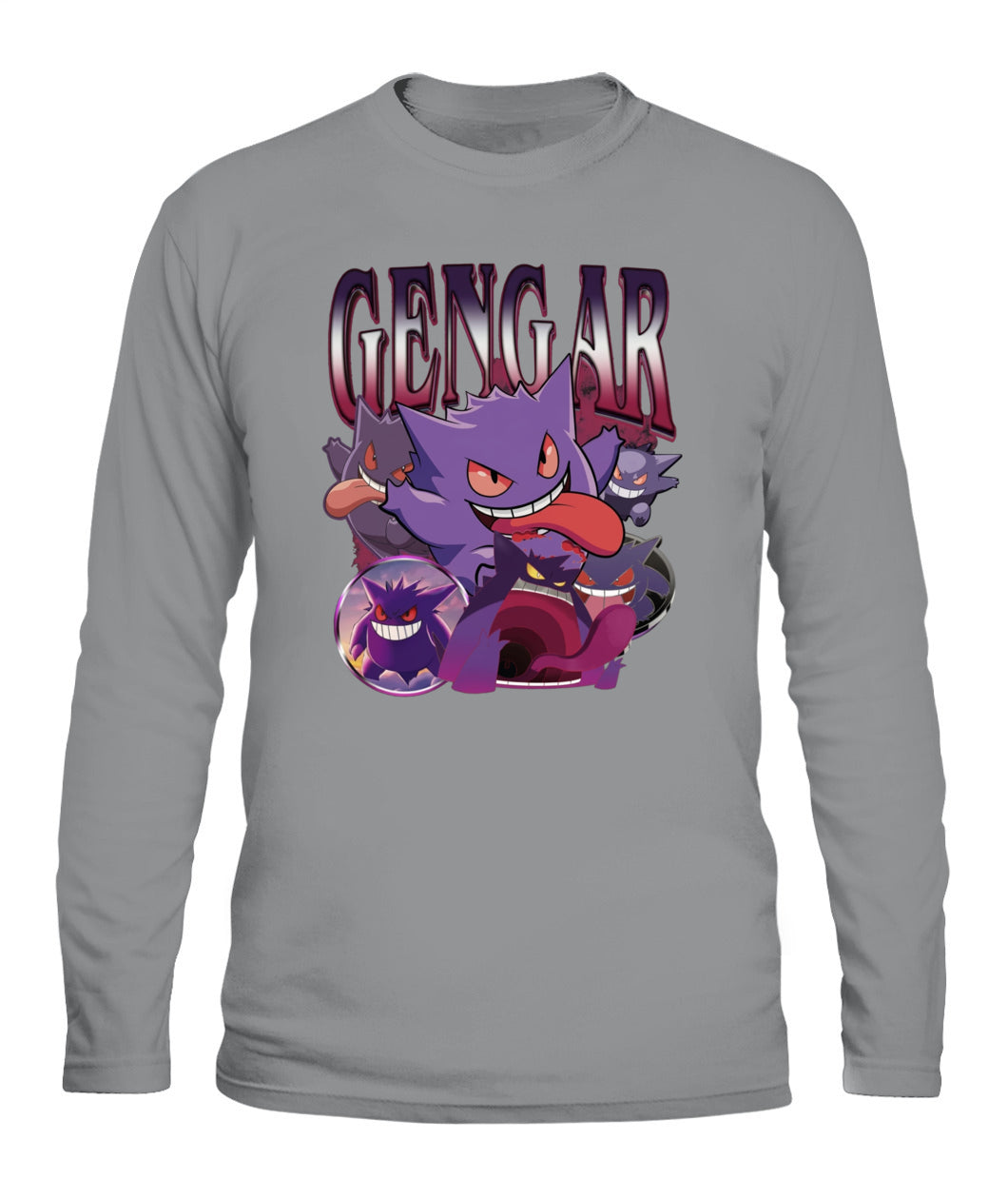 PKM Gengar Printed Graphic Sweatshirt T-Shirt