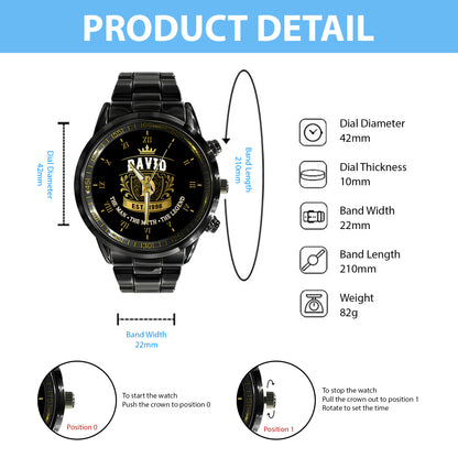 Father's Day Gift For Dad The Man The Myth The Legend Limited Edition Watch