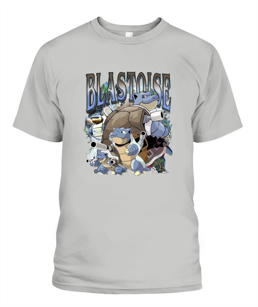 PKM Blastoise Printed Graphic Sweatshirt T-Shirt