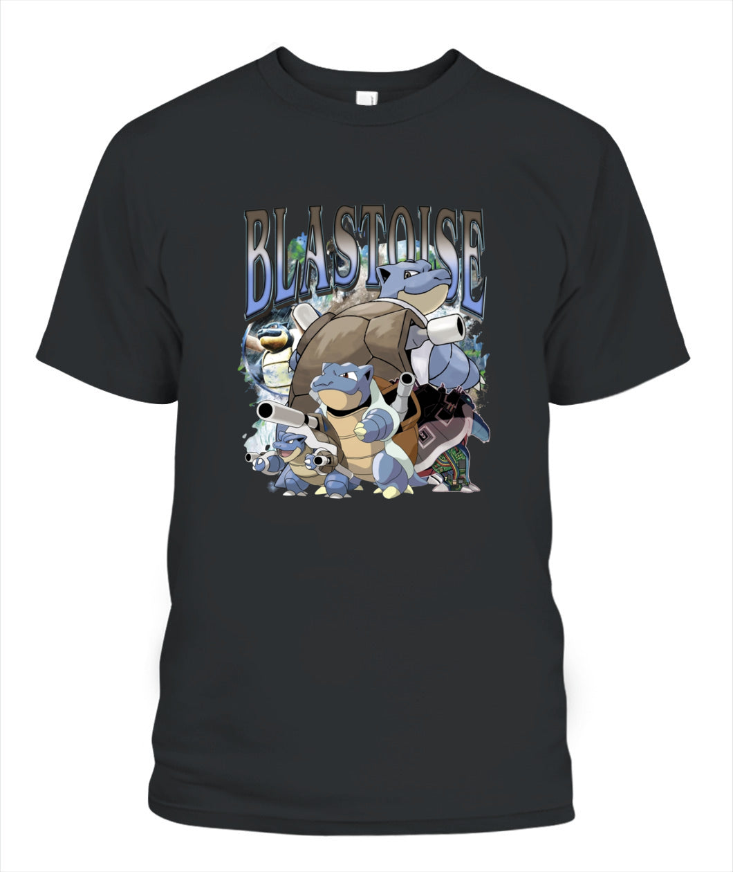 PKM Blastoise Printed Graphic Sweatshirt T-Shirt