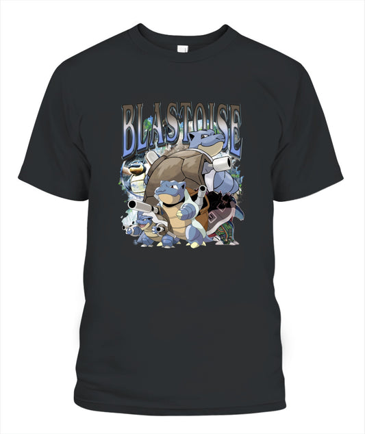 PKM Blastoise Printed Graphic Sweatshirt T-Shirt