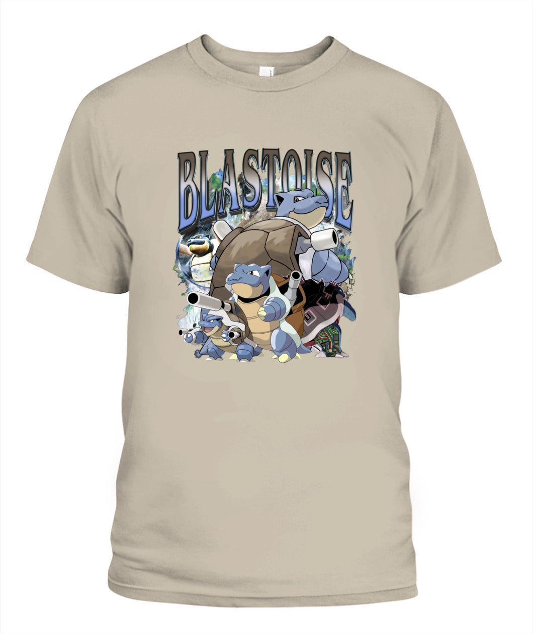 PKM Blastoise Printed Graphic Sweatshirt T-Shirt