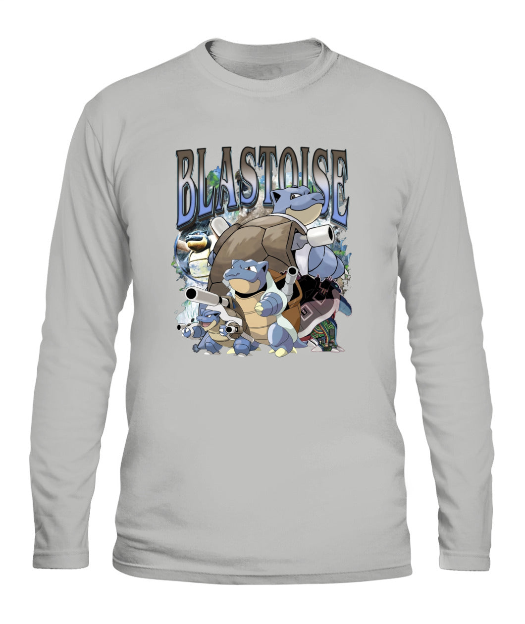 PKM Blastoise Printed Graphic Sweatshirt T-Shirt