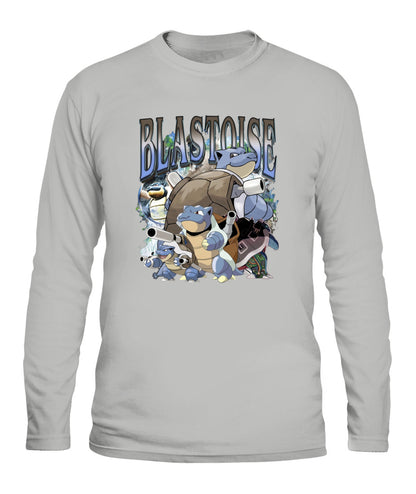 PKM Blastoise Printed Graphic Sweatshirt T-Shirt