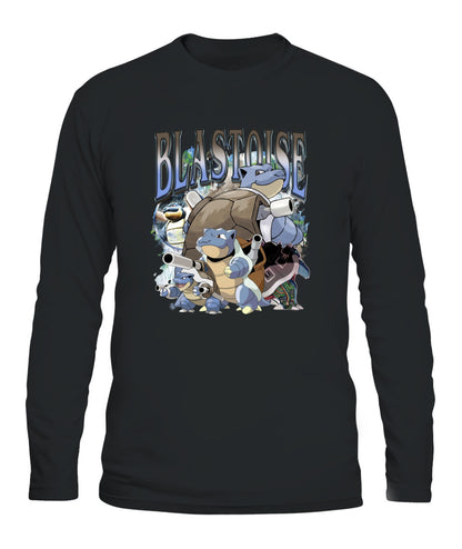PKM Blastoise Printed Graphic Sweatshirt T-Shirt