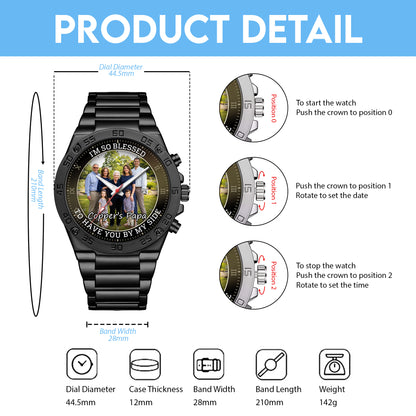 Personalized Family Photo Keepsake Watches