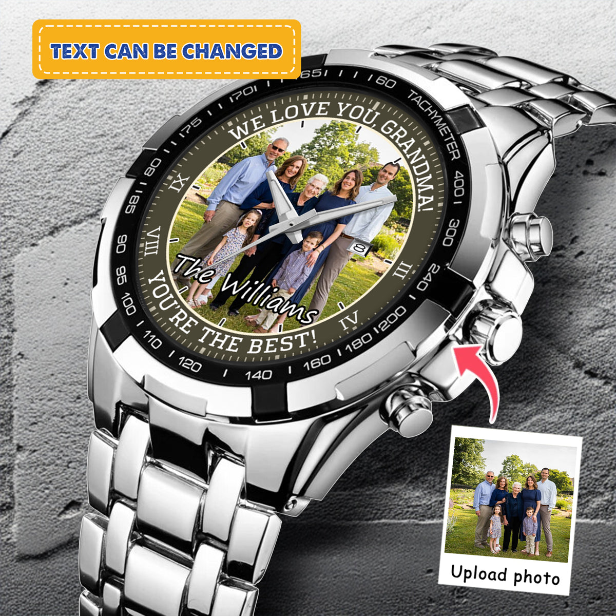 The Best Family Personalized Photo Watch