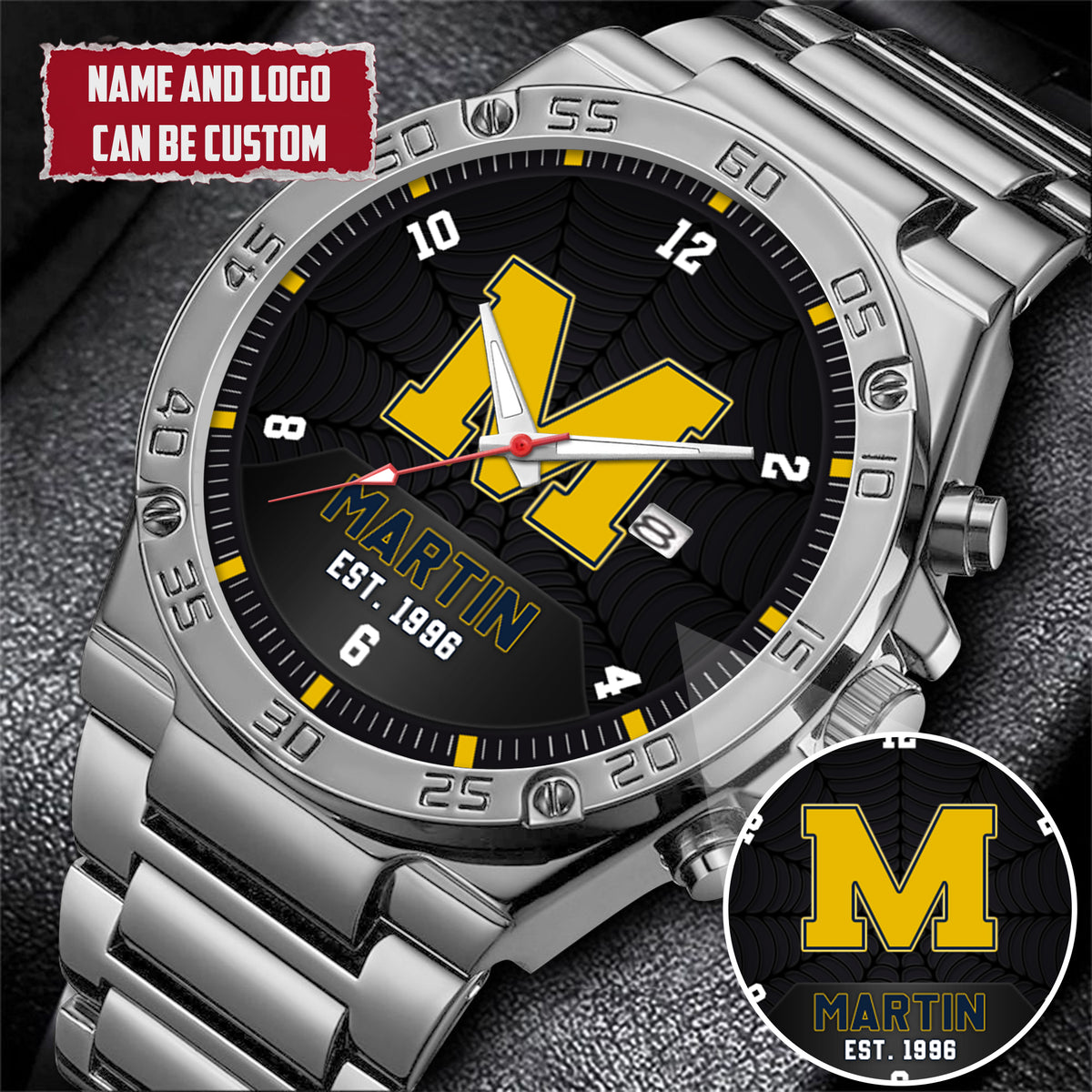 Personalized Name Quartz Watch Father's Day Gift For Him