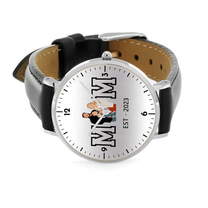 Mother's Day Gift For Mom Personalized Photos MOM EST Quartz Watch