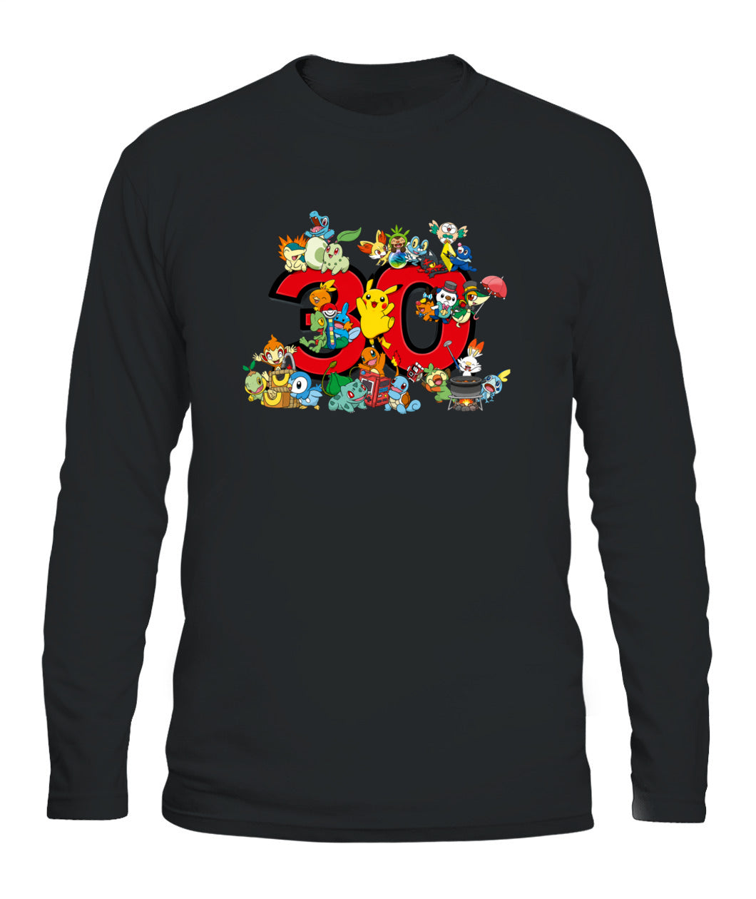 PKM 30th Anniversary Printed Graphic Sweatshirt T-Shirt