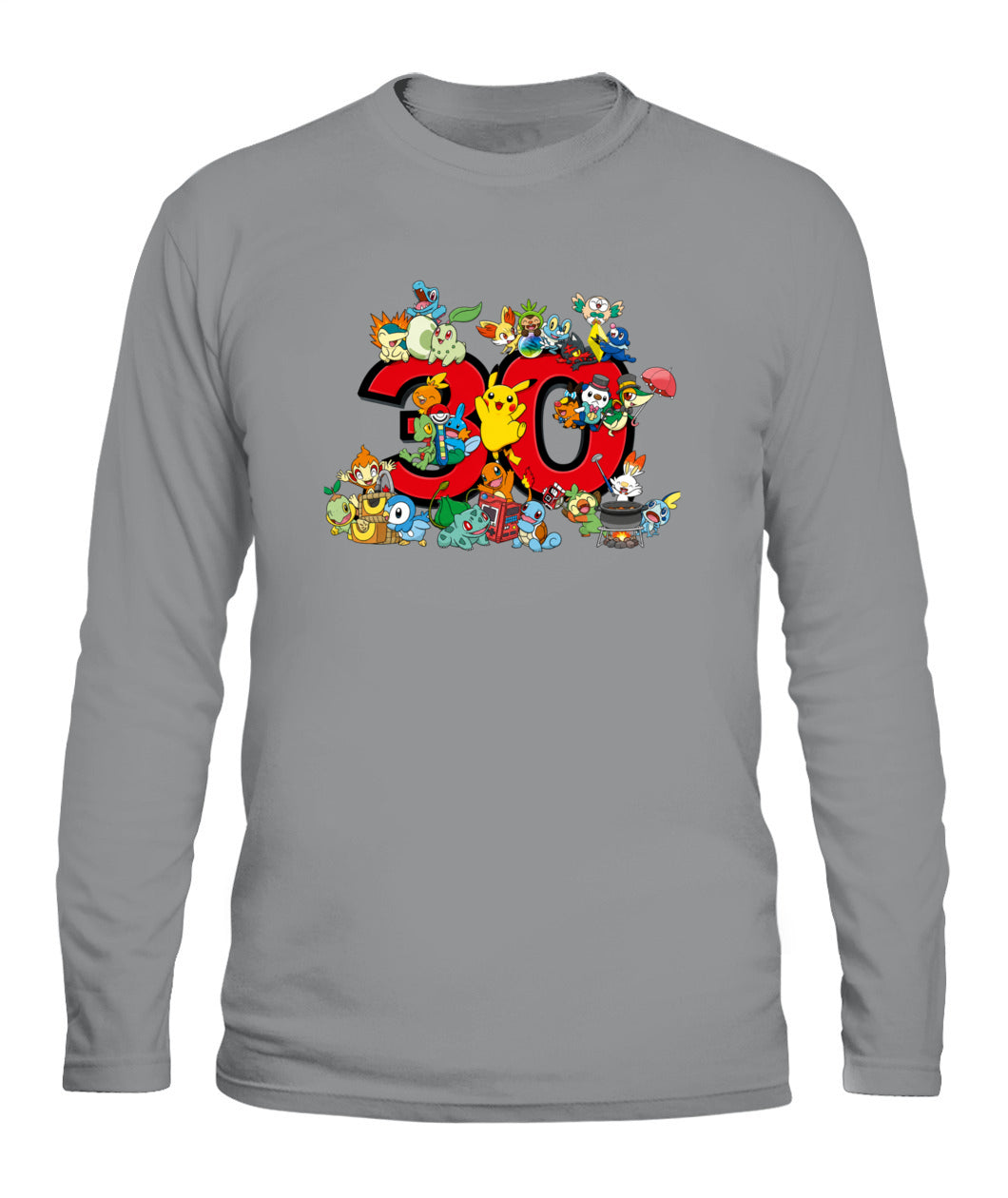 PKM 30th Anniversary Printed Graphic Sweatshirt T-Shirt