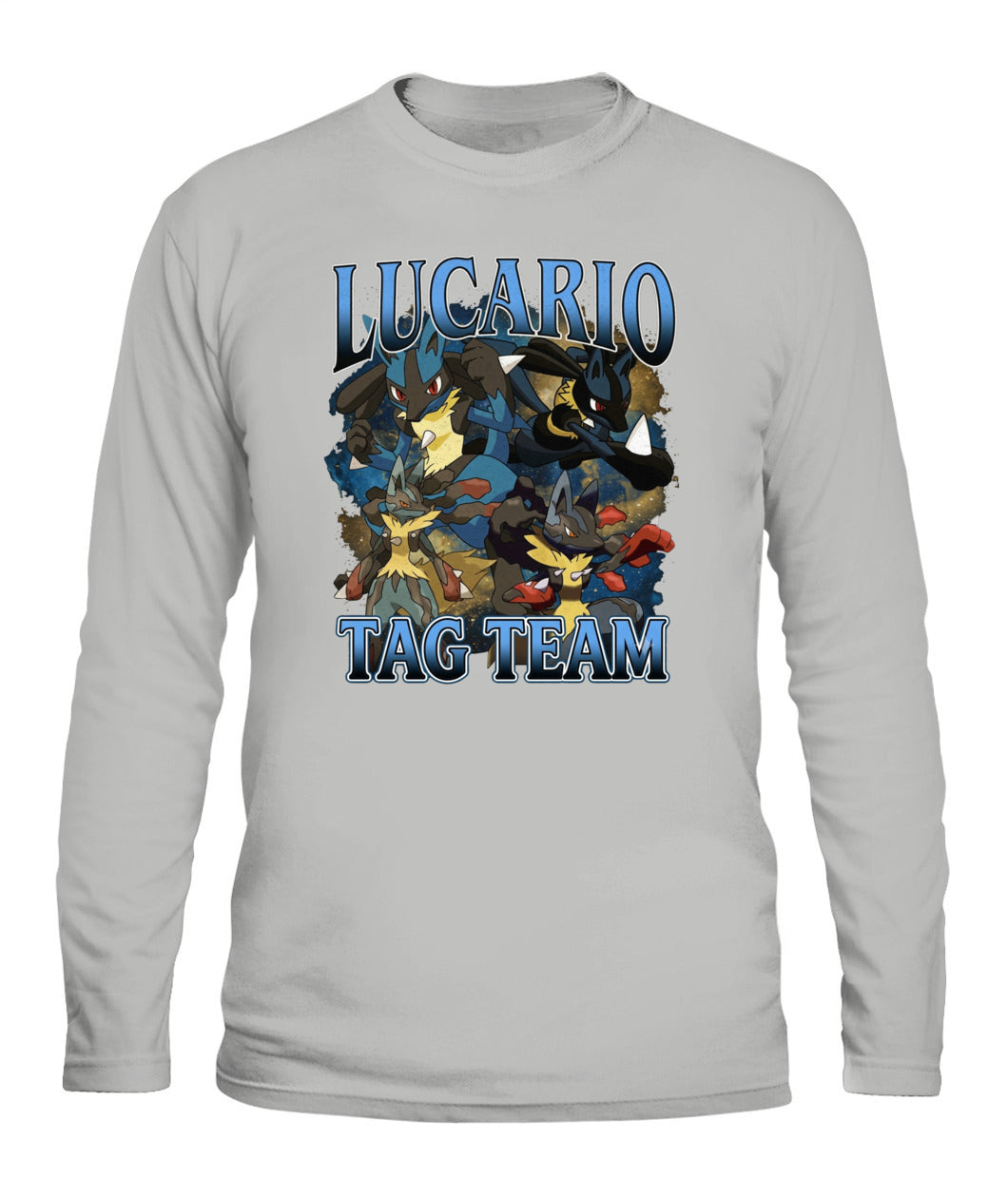 PKM Lucario Printed Graphic Sweatshirt T-Shirt