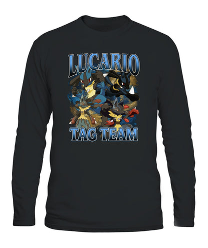 PKM Lucario Printed Graphic Sweatshirt T-Shirt