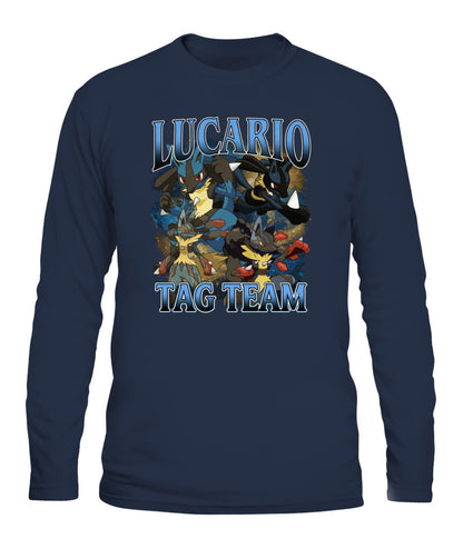 PKM Lucario Printed Graphic Sweatshirt T-Shirt
