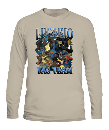 PKM Lucario Printed Graphic Sweatshirt T-Shirt