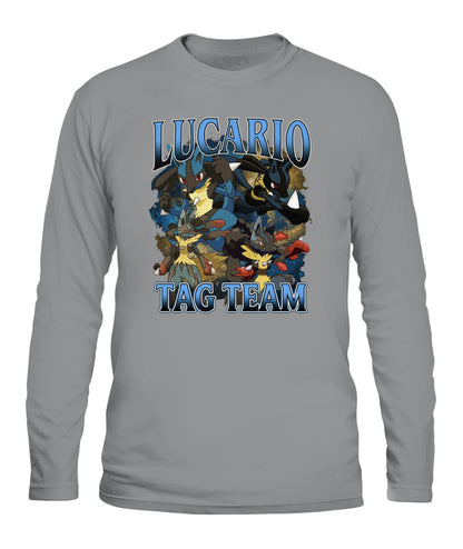PKM Lucario Printed Graphic Sweatshirt T-Shirt
