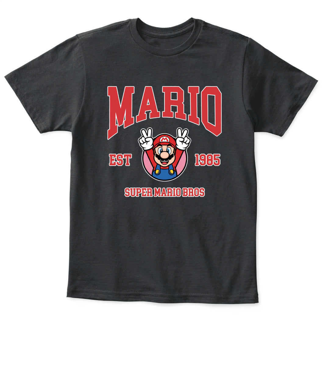 Classic Mario Action 2-Side Printed Graphic Shirt
