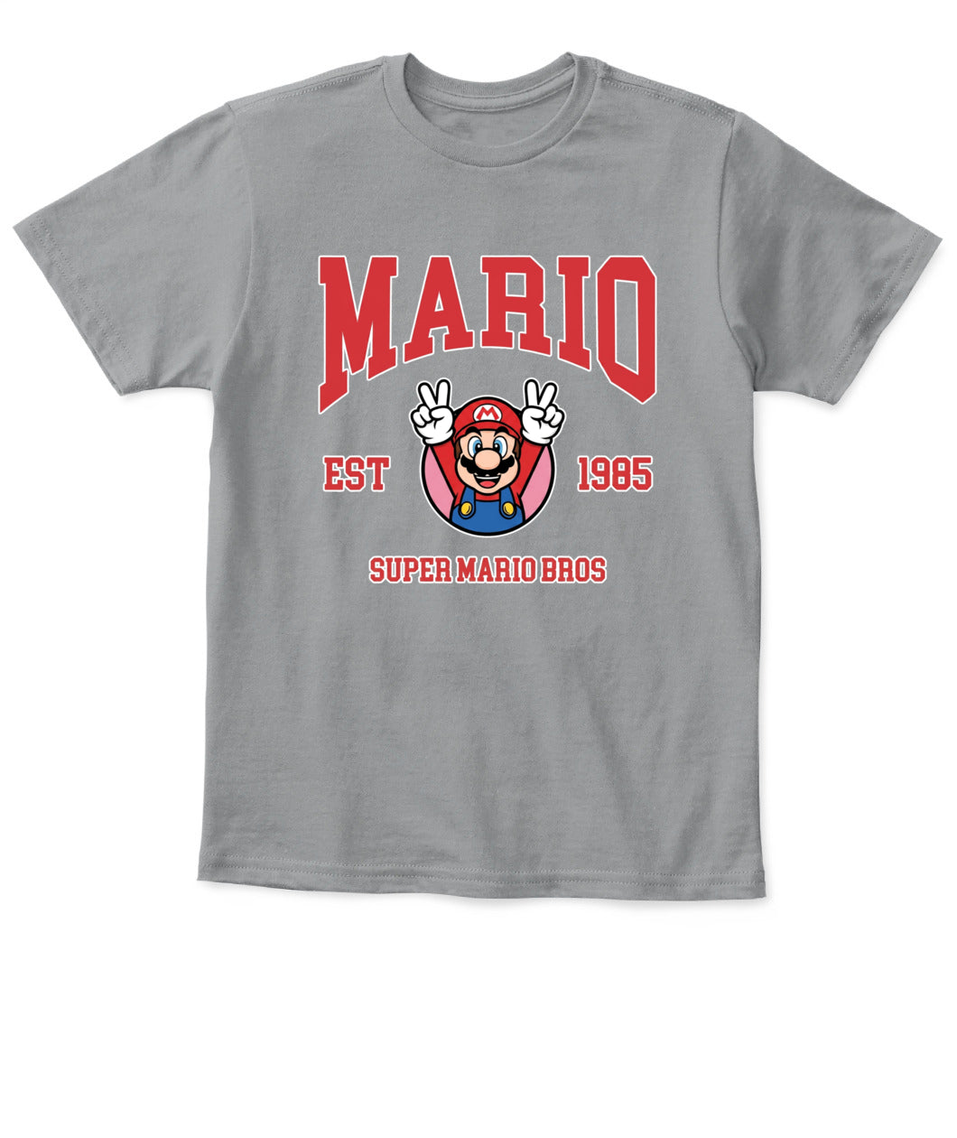 Classic Mario Action 2-Side Printed Graphic Shirt