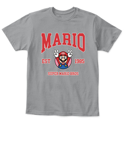 Classic Mario Action 2-Side Printed Graphic Shirt