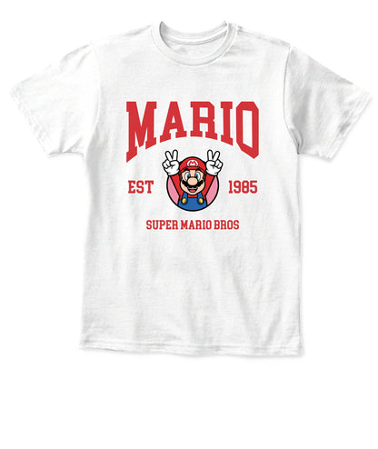 Classic Mario Action 2-Side Printed Graphic Shirt