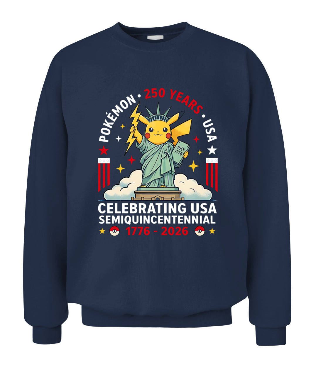 PKM 250 Years USA 1776–2026 Patriotic Printed Graphic Hoodie Sweatshirt T-Shirt