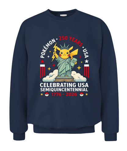 PKM 250 Years USA 1776–2026 Patriotic Printed Graphic Hoodie Sweatshirt T-Shirt
