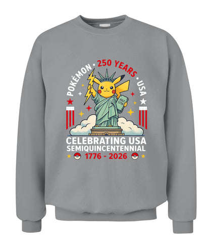 PKM 250 Years USA 1776–2026 Patriotic Printed Graphic Hoodie Sweatshirt T-Shirt