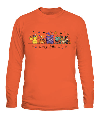 PKM Happy Halloween Printed Graphic Sweatshirt T-Shirt
