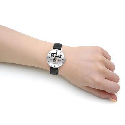 Mother's Day Personalized Family Photo & Kids’ Names Quartz Watch
