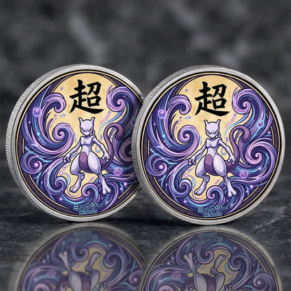 PKM Mewtwo Kanji Commemorative Coin – Limited Edition Collector’s Coin