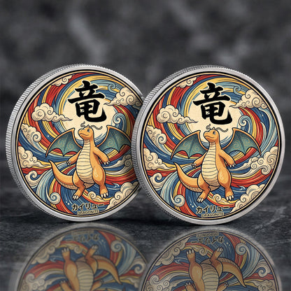 PKM Dragonite Kanji Commemorative Coin – Limited Edition Collector’s Coin