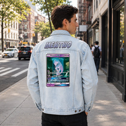 PKM Mewtwo Custom Lightweight Denim Jacket