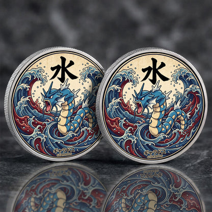PKM Gyarados Kanji Commemorative Coin – Limited Edition Collector’s Coin