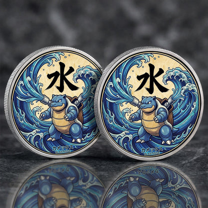 PKM Blastoise Kanji  Commemorative Coin – Limited Edition Collector’s Coin