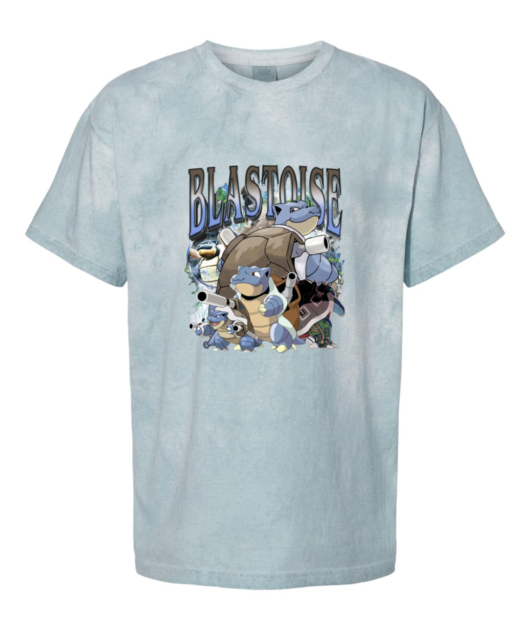 PKM Blastoise Printed Graphic Sweatshirt T-Shirt