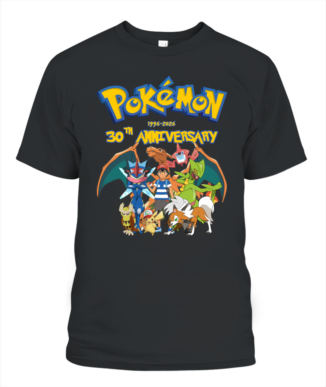 PKM 30th Anniversary Printed Graphic Sweatshirt T-Shirt