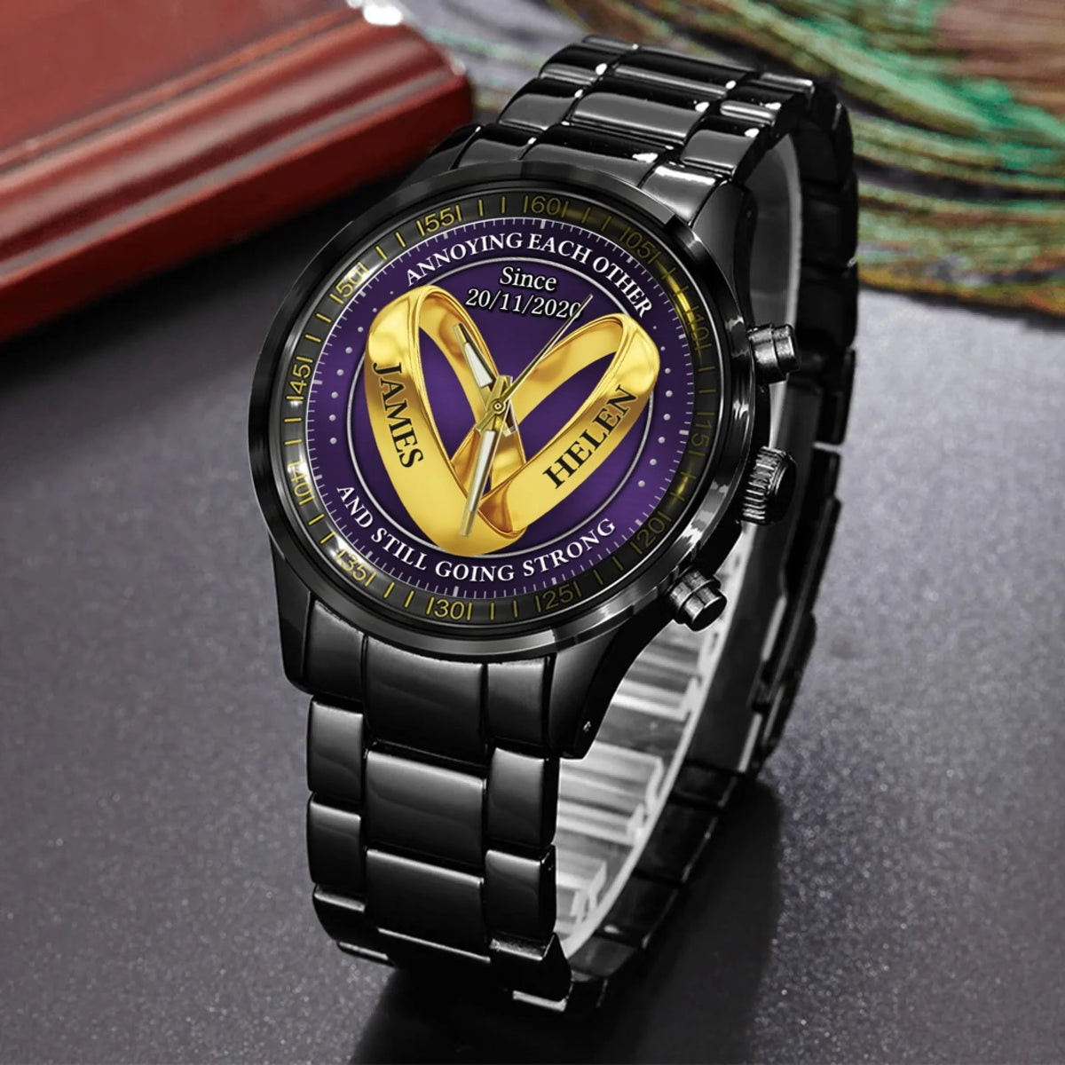 Black Stainless Steel Watch 2