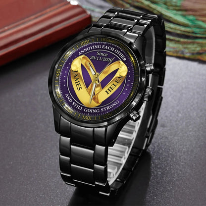 Black Stainless Steel Watch 2