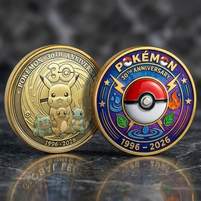 Pokémon 30th Anniversary Printed Commemorative Coin