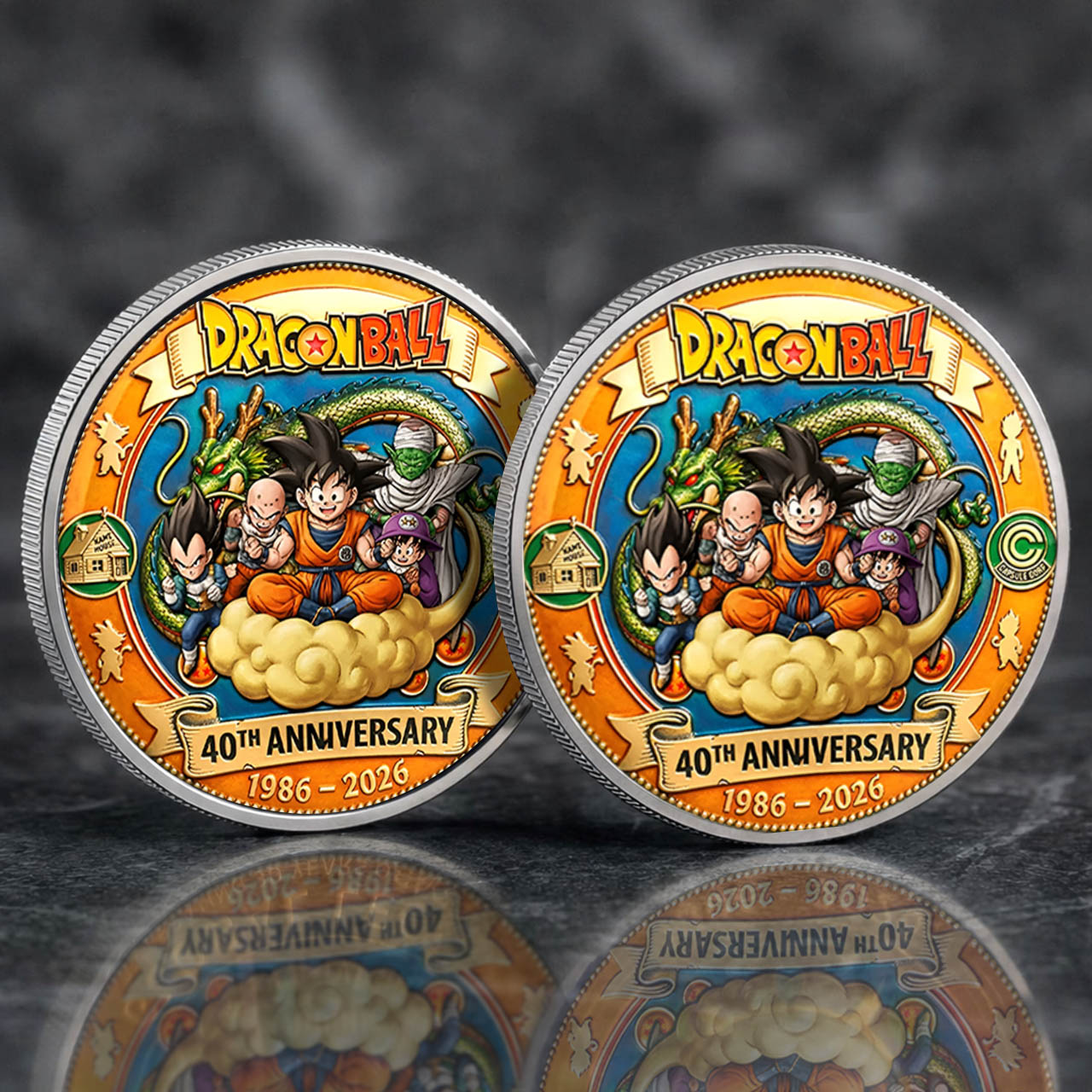 Dragon Ball 40th Anniversary Printed Commemorative Coin