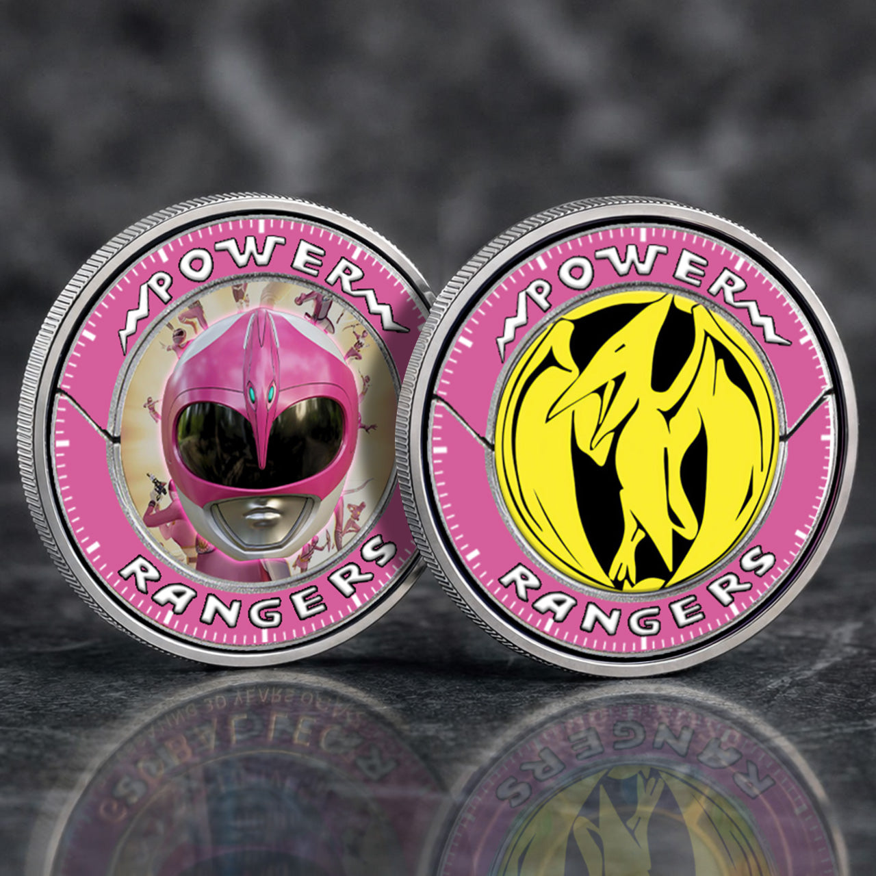 Mighty Morphin Power Rangers Pterodactyl Printed Commemorative Coin