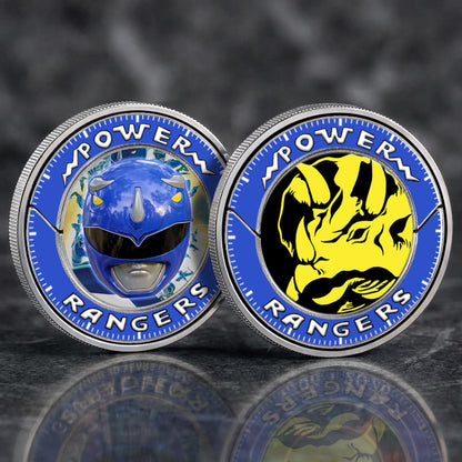 Mighty Morphin Power Rangers Triceratops Printed Commemorative Coin
