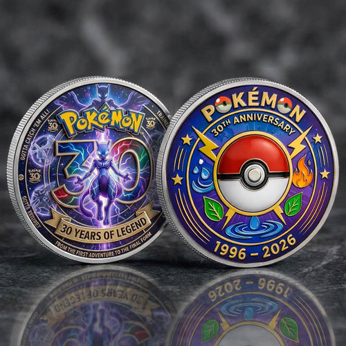 Poke 30th Anniversary Beyond All Evolution Printed Commemorative Coin